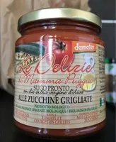 Sauce tomate et courgettes grillées