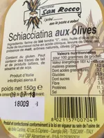 Schiacciatina aux olives