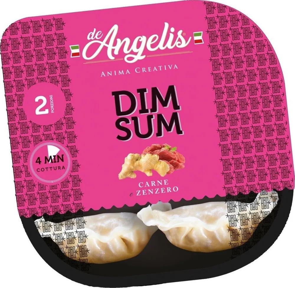 Dim sum con carne e zenzero