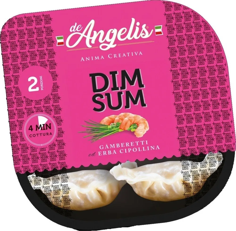 Dim sum con gamberetti ed erba cipollina