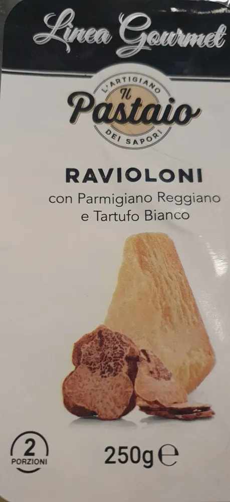 Ravioloni parmigiano reggiano e tartufo bianco
