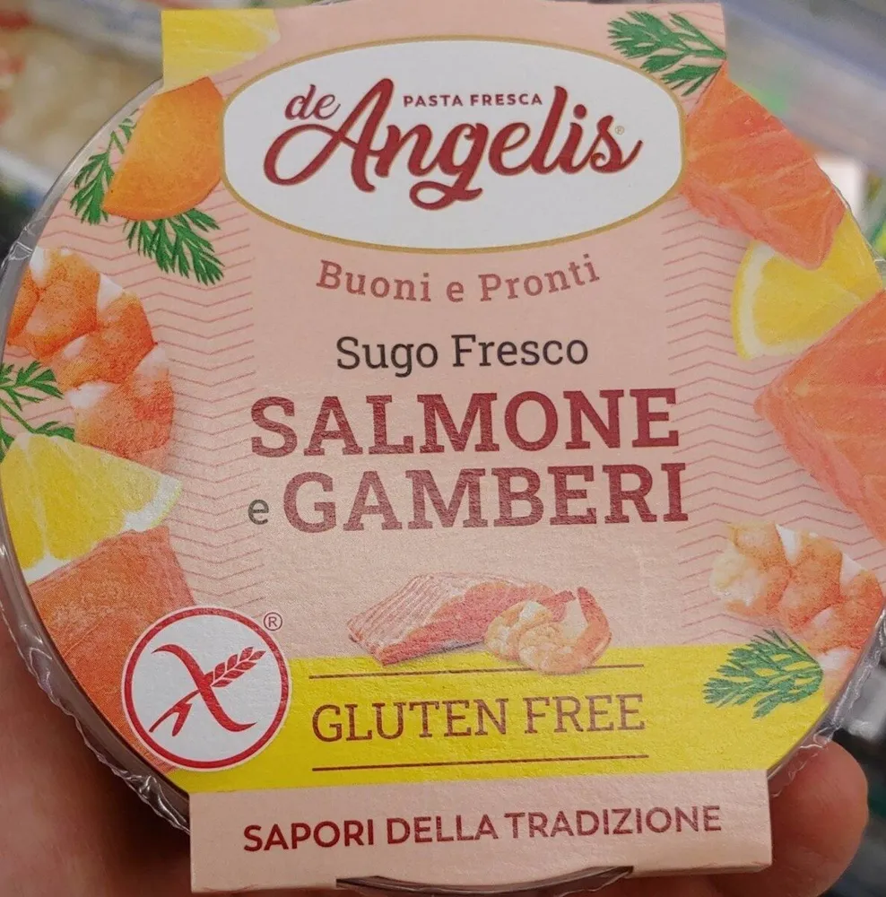 Sugo fresco salmone e gamberi