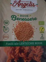 Fusilli alle lenticchie rossr