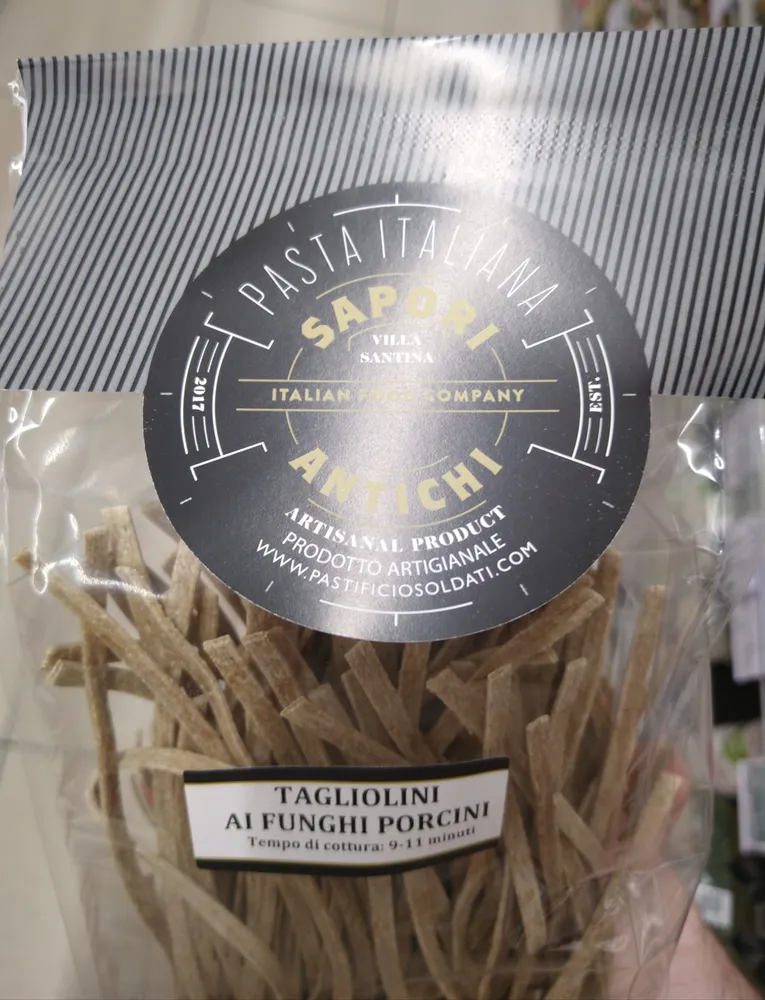 Tagliolini ai funghi porcini
