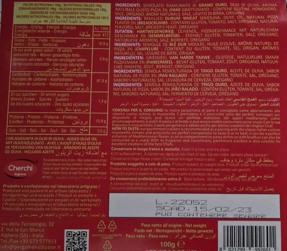 Pergamena di pane