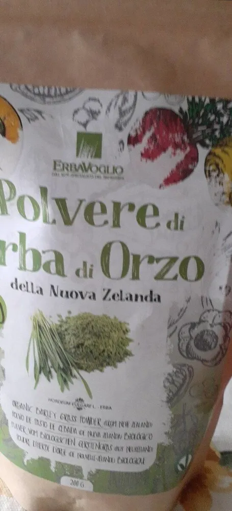 Polvere erba di orzo
