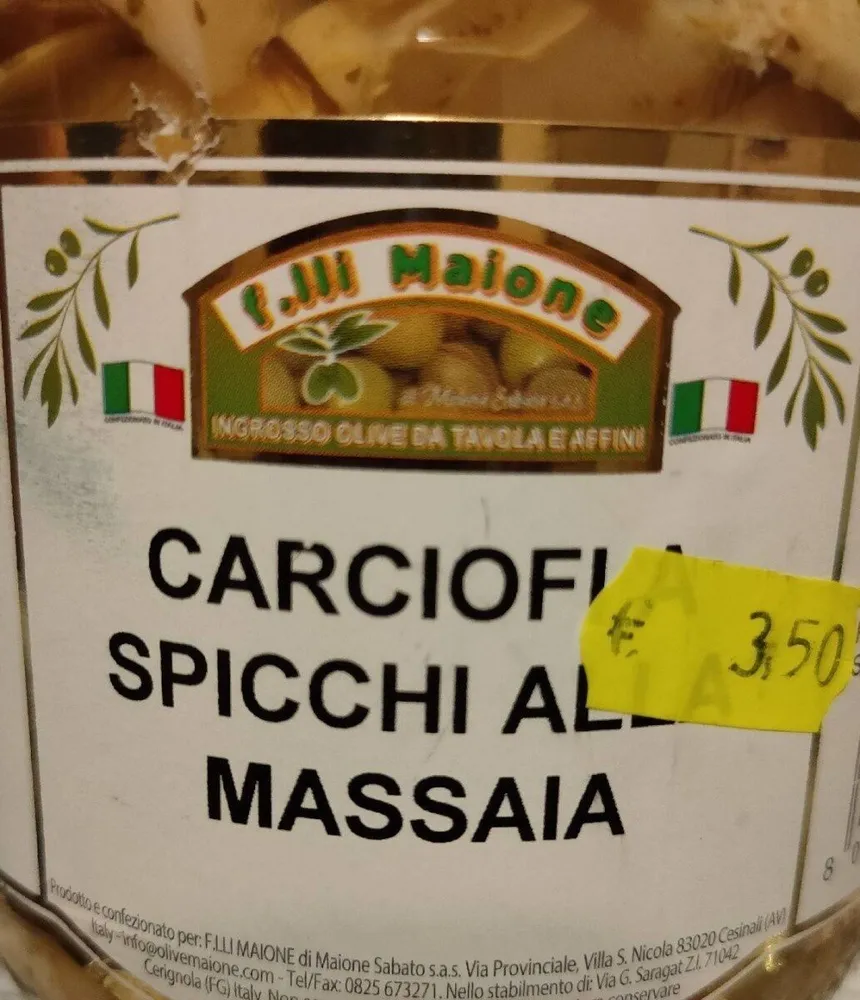 Carciofi a spicchi alla massaia