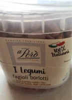 I legumi fagioli borlotti