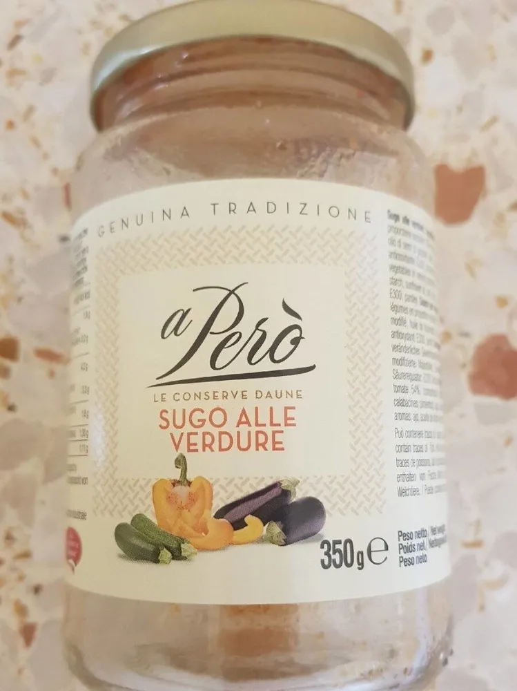 Sugo alle verdure
