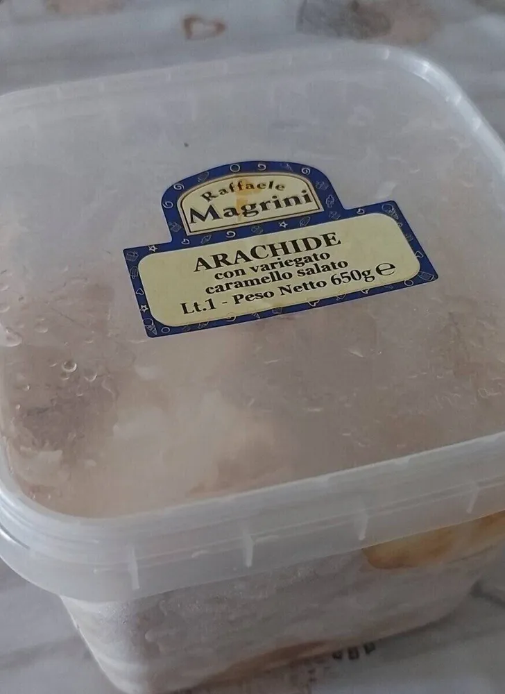 Gelato Arachide con variegato caramello salato 1Lt
