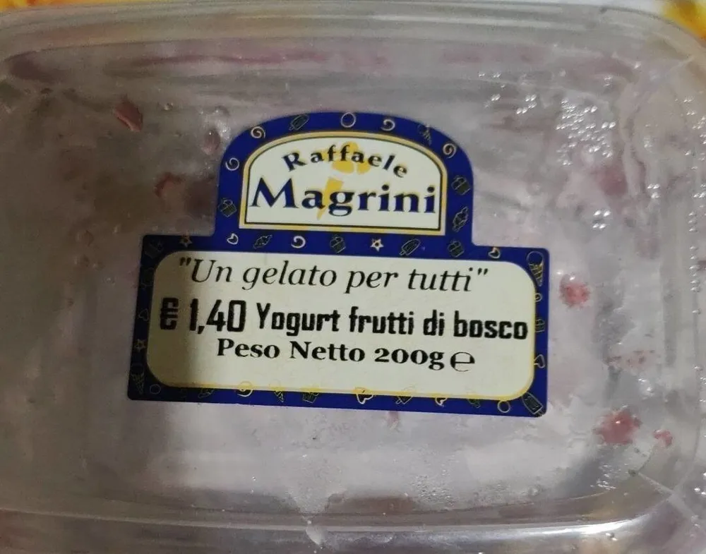 Gelato Yogurt frutti di bosco