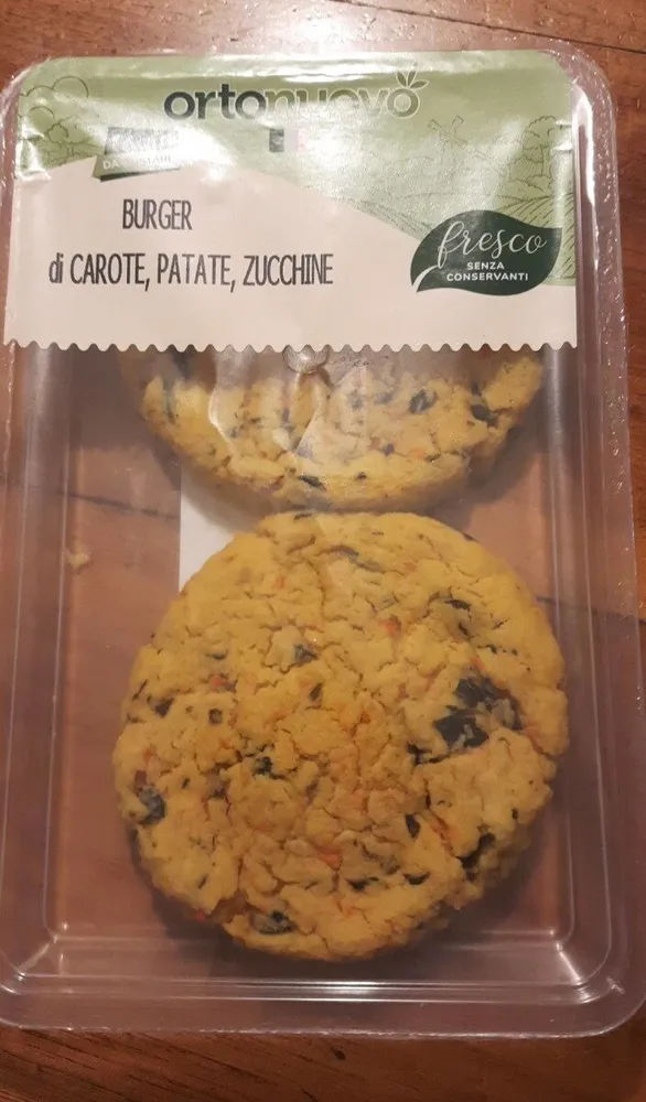 Burger di carote patate e zucchine