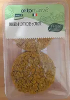 Burger di lenticchie e carote