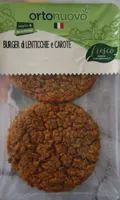 Burger di lenticchie e carote