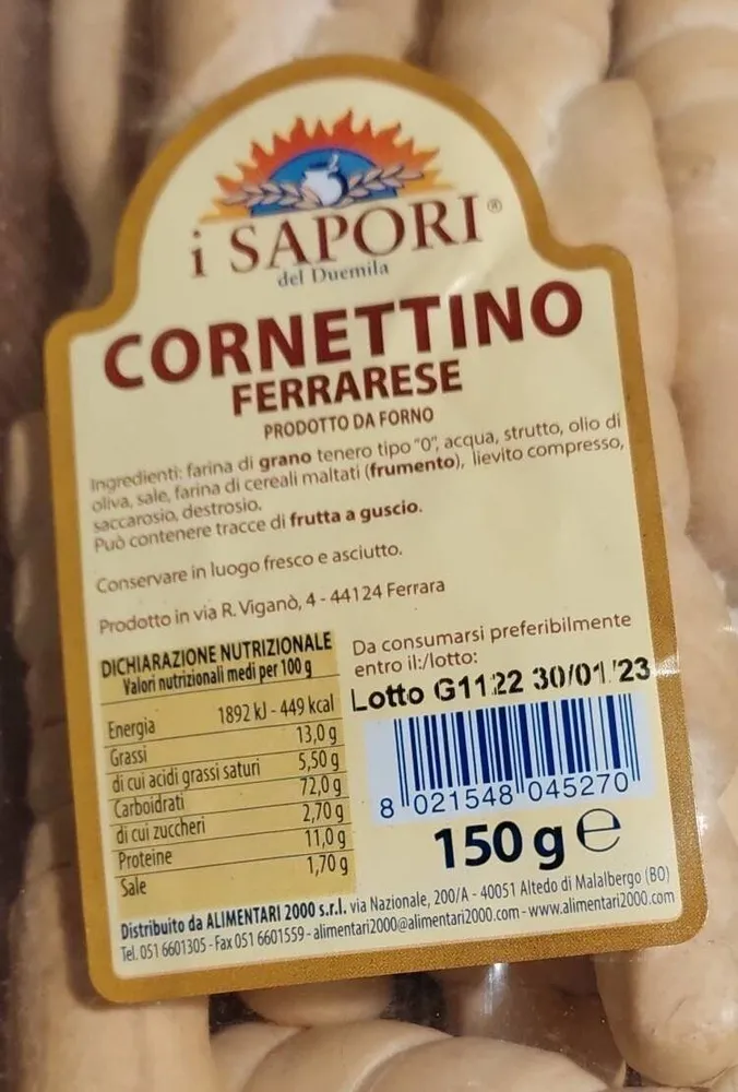 Cornetti o ferrarese