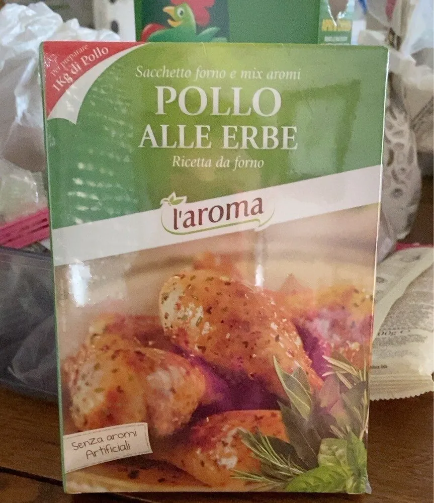 Sacchetto forno e mix aromj pollo alle erbe