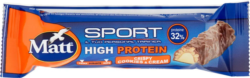 Sport high protein crispy cookies & cream