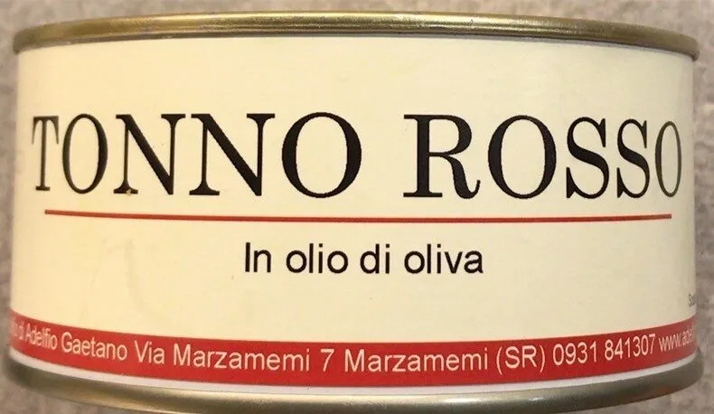 Tonno rosso in olio di oliva