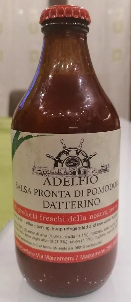 Salsa pronta di pomodoro datterino