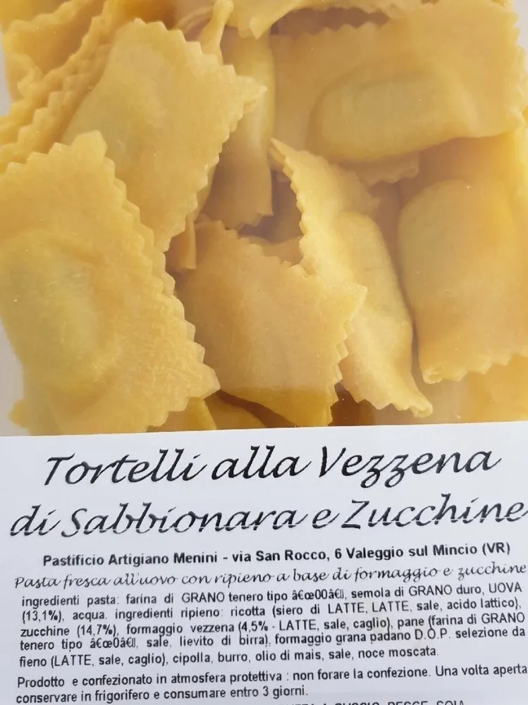 Tortelli Vezzena e zucchine