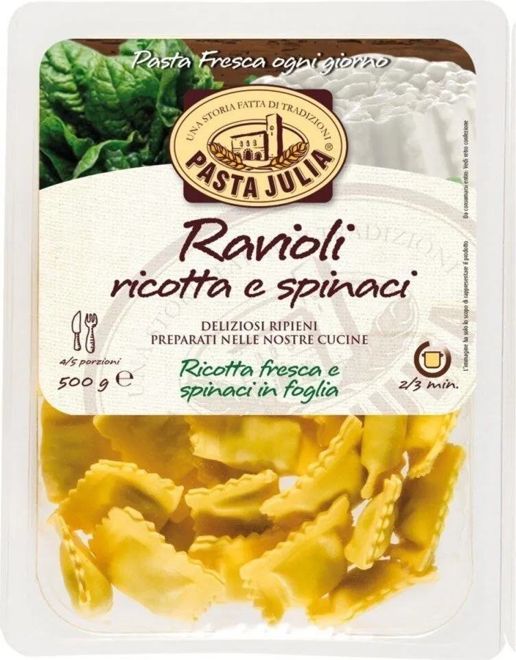 Ravioli ricotta e spinaci