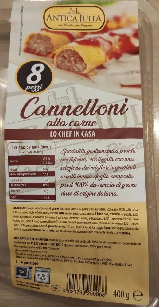 Cannelloni alla carne