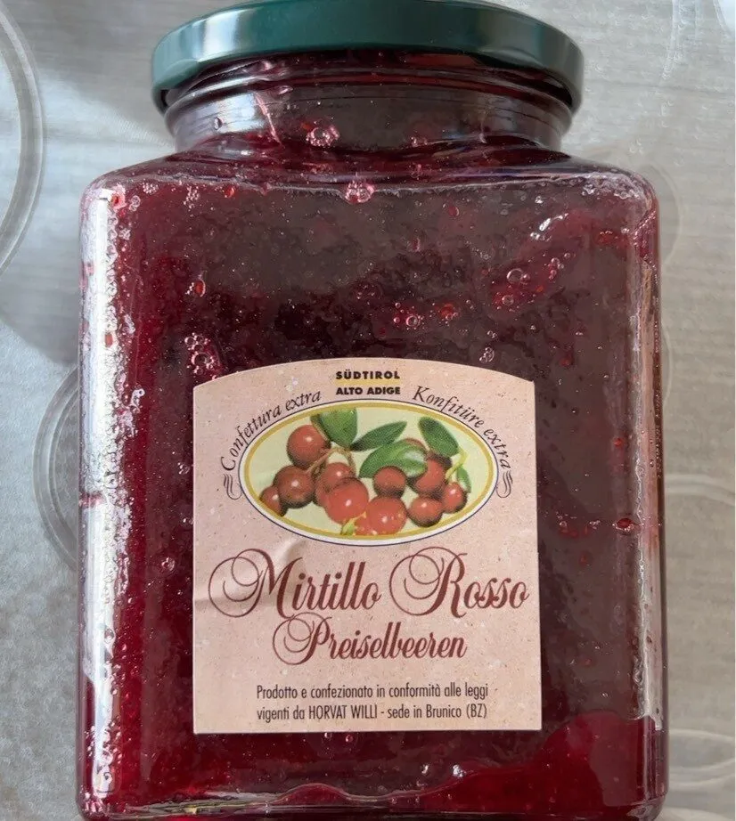 Confettura Extra Mirtillo Rosso