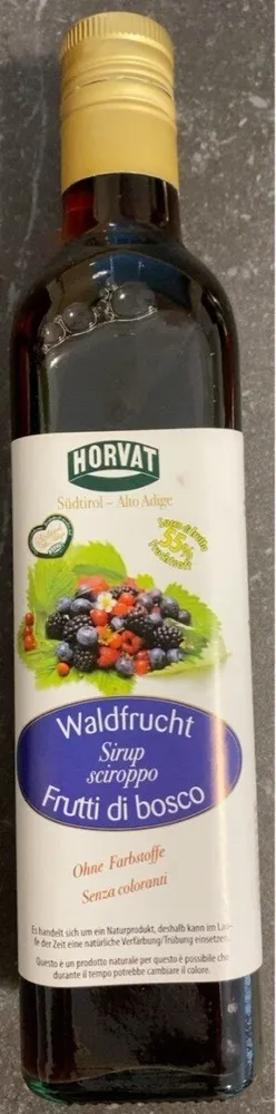 Sciroppo ai frutti di bosco