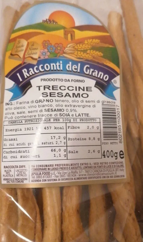 Treccine sesamo