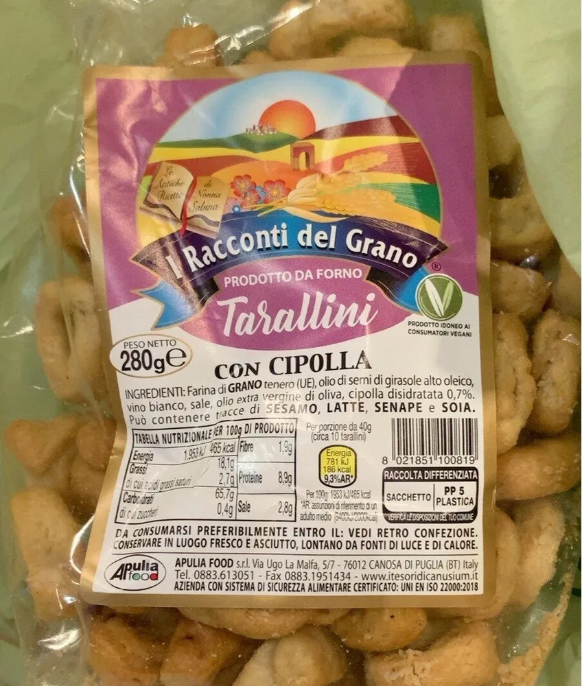 Tarallini con cipolla