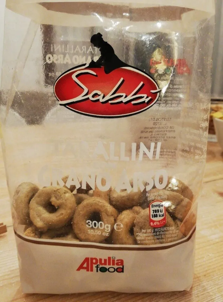 Tarallini con grano arso