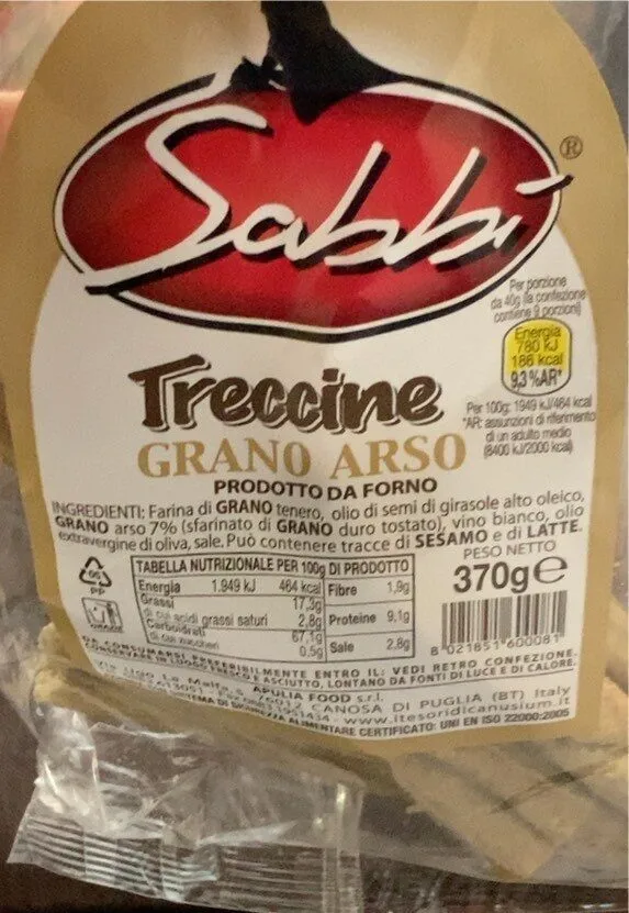 Treccine grano arso
