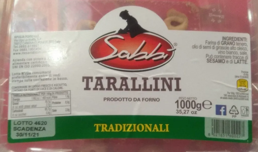 Taralli i tradizionali