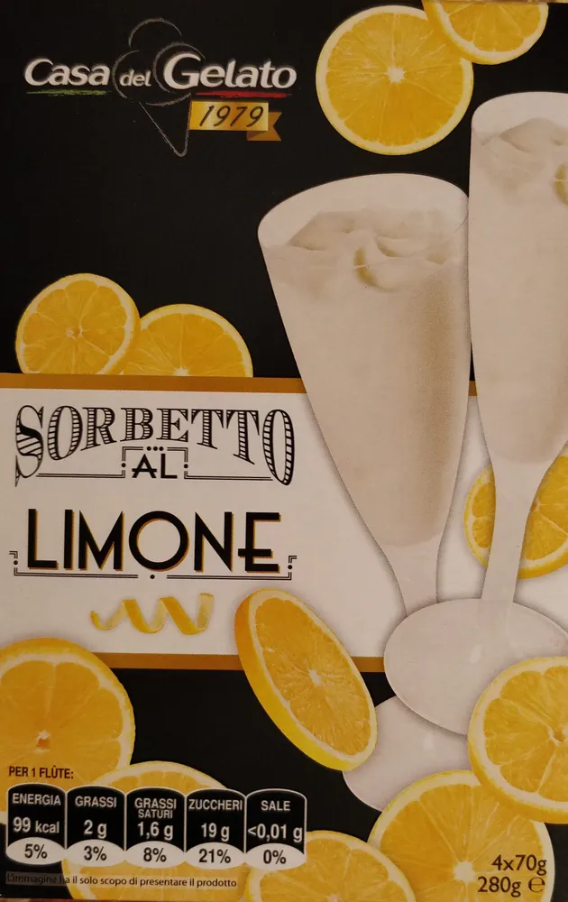 sorbetto al limone