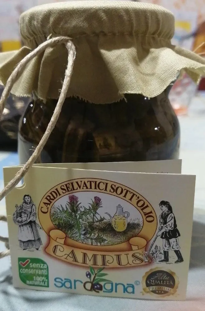 Cardi selvatici sott'olio