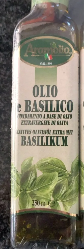 Huile d’olive basilic