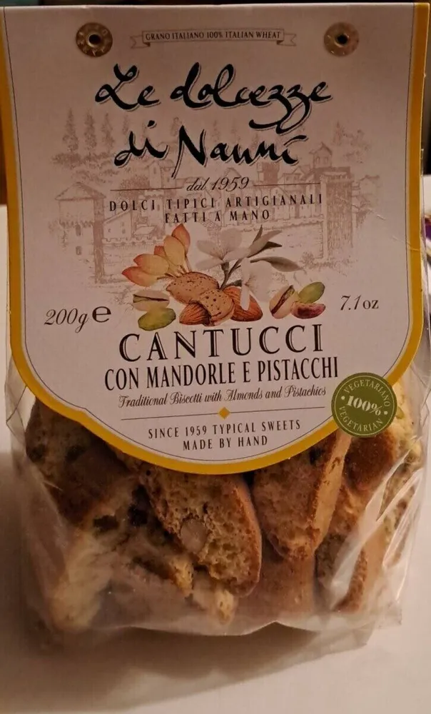 Cantucci con mandorle e pistacchi