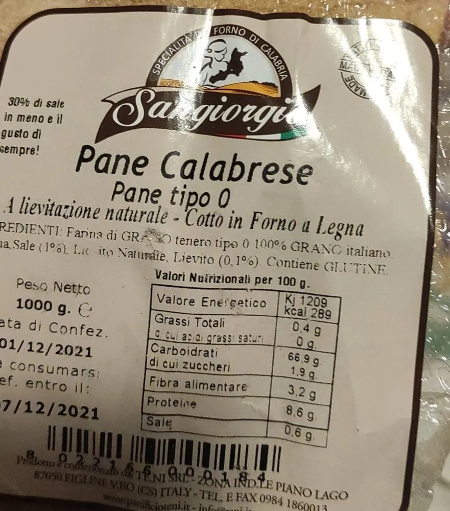 Pane calabrese