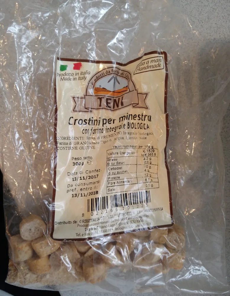 crostini per minestra