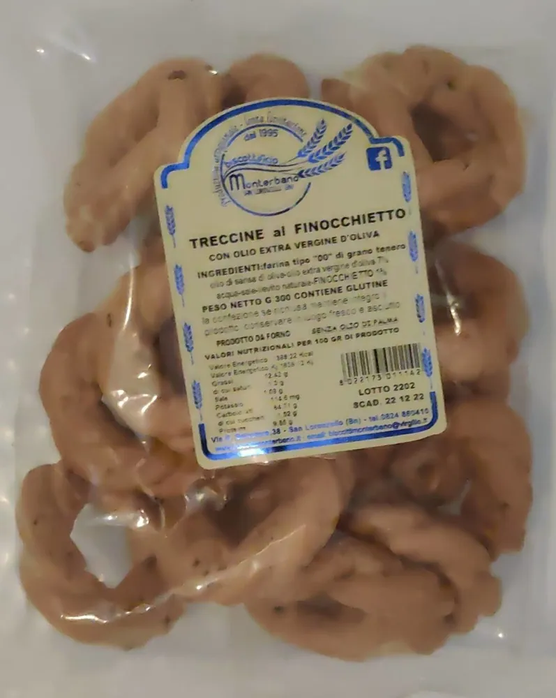 Treccine al finocchietto