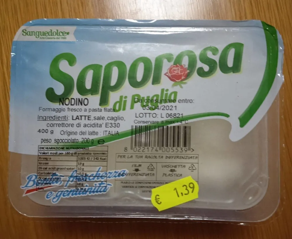 nodini di pasta filata