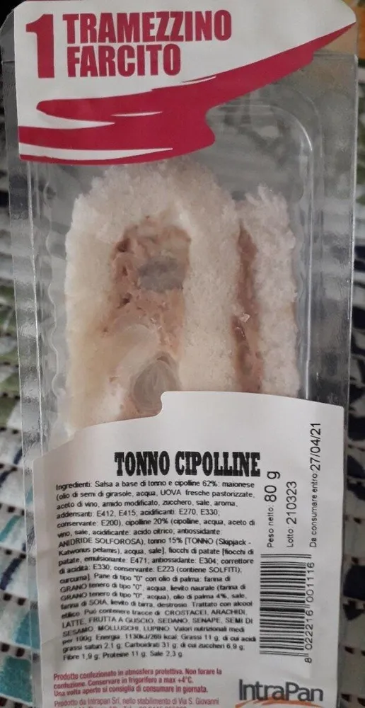 Tramezzino farcito