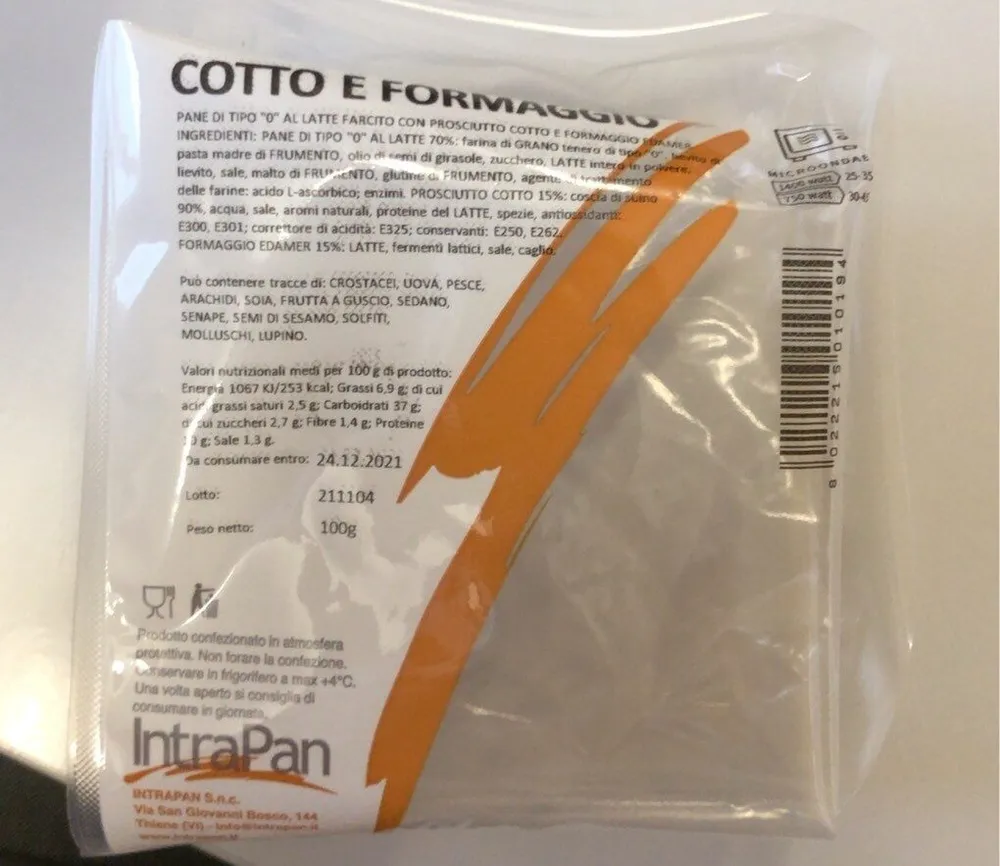 Cotto e formaggio