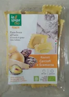 Raviolis artichauts et scarmoza