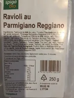 RAVIOLIS AU PARMESAN