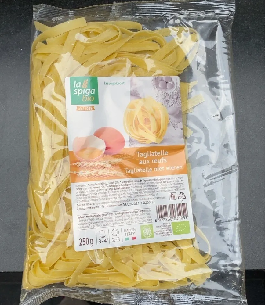 Tagliatelle aux oeufs