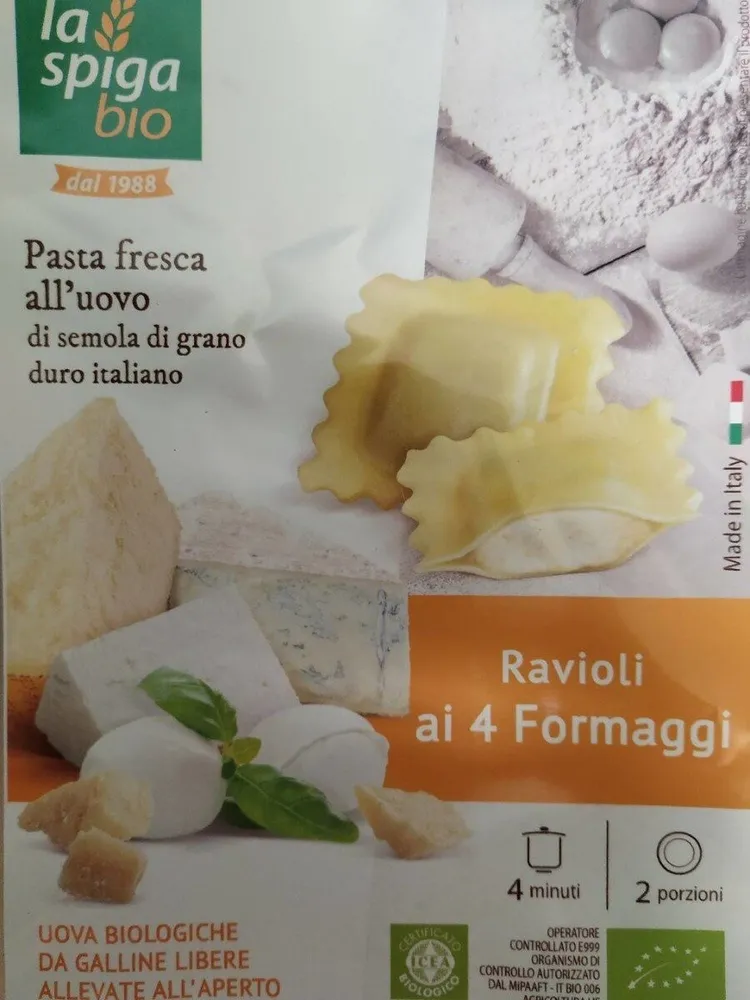 Ravioli 4 quesos