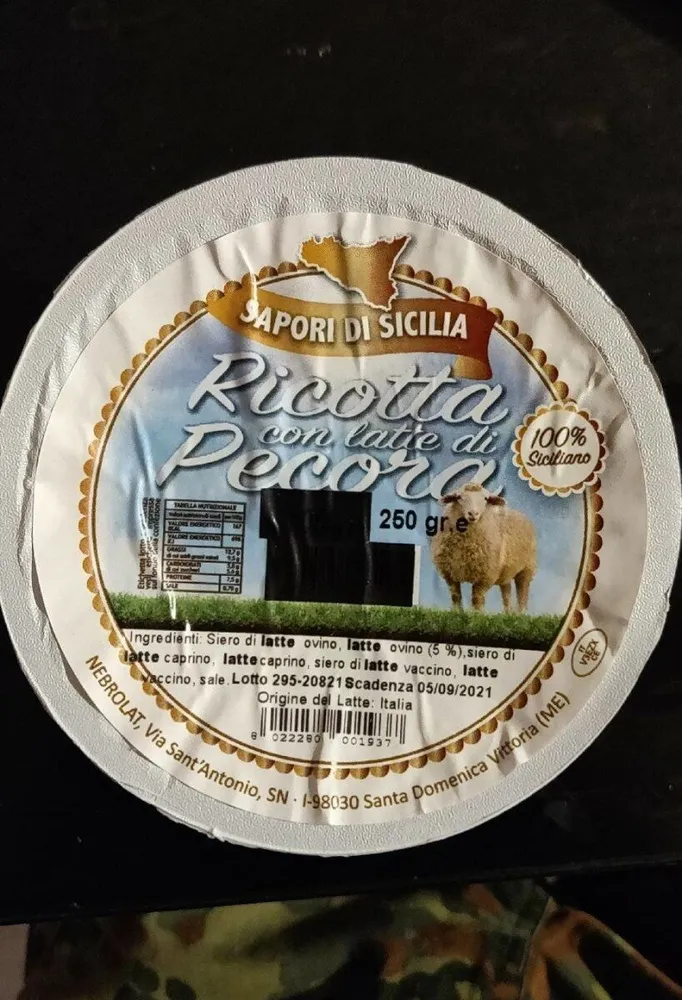 Ricotta con latte di pecora