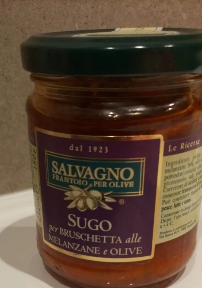 Sugo per bruschette alle melanzane e olive