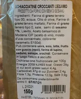 Schiacciatine croccanti sesamo